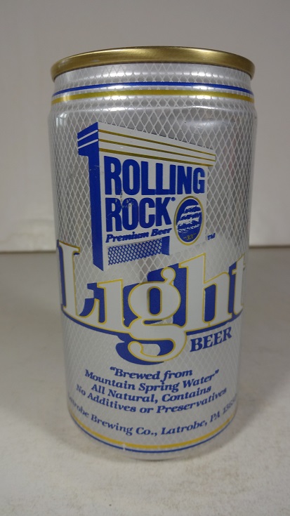 Rolling Rock Light - silver w cross hatch